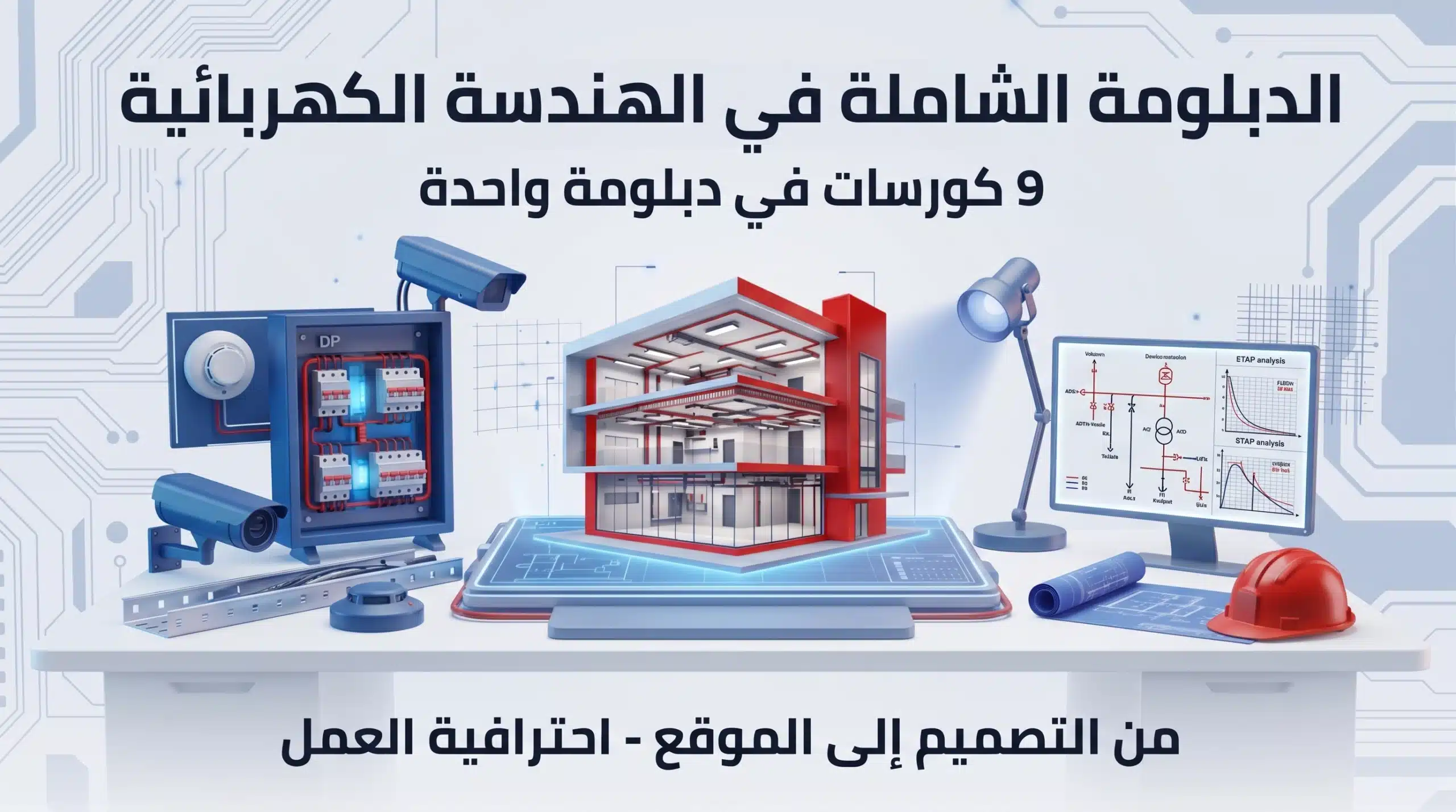 دبلومة الهندسة الكهربائية الشاملة (الباقة المتكاملة)