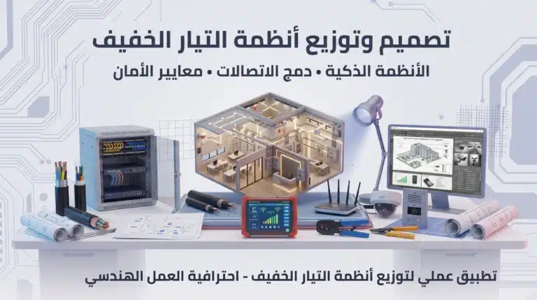 تصميم وتوزيع أنظمة التيار الخفيف الكهربائية
